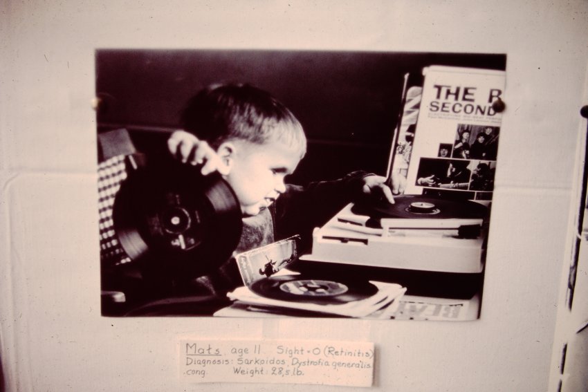 Young boy with phonograph-25