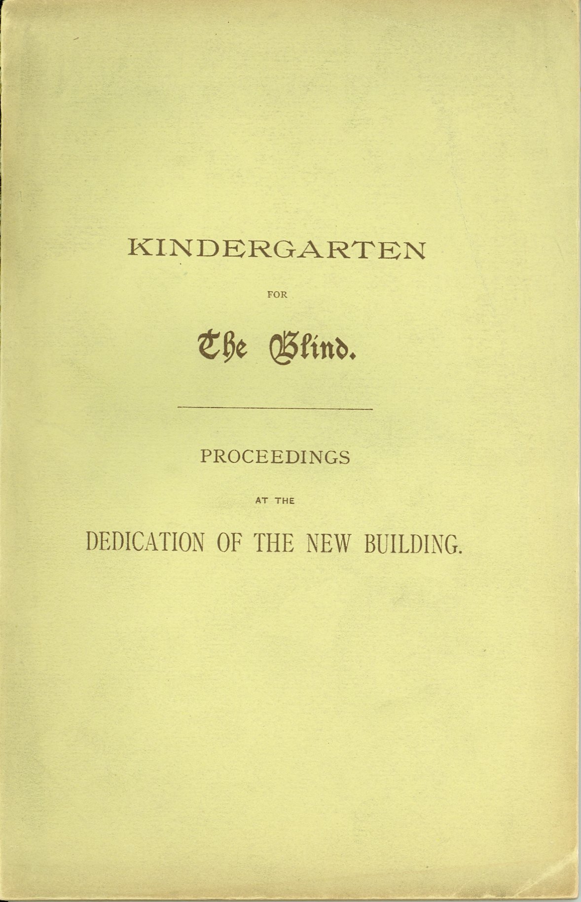 Kindergarten of the Blind Proceedings-1