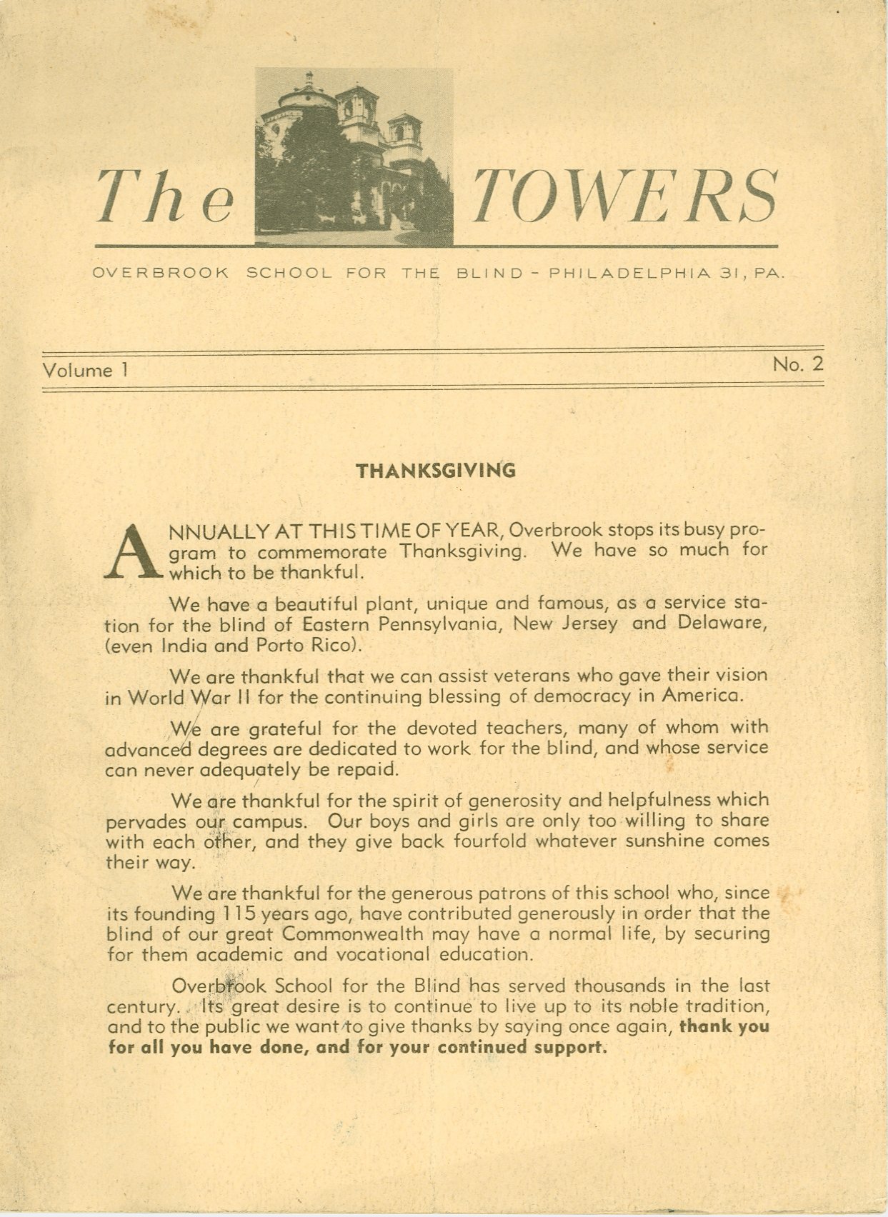 Second issue of The Towers-1